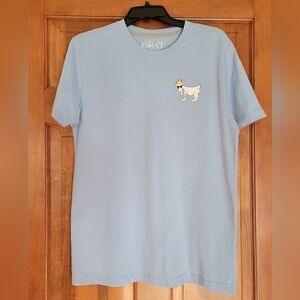 GOAT USA Light Blue T-Shirt Mens